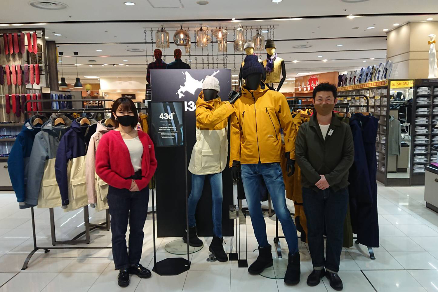 大丸札幌店6F 紳士服イベント会場にて、ポップアップストアを開催